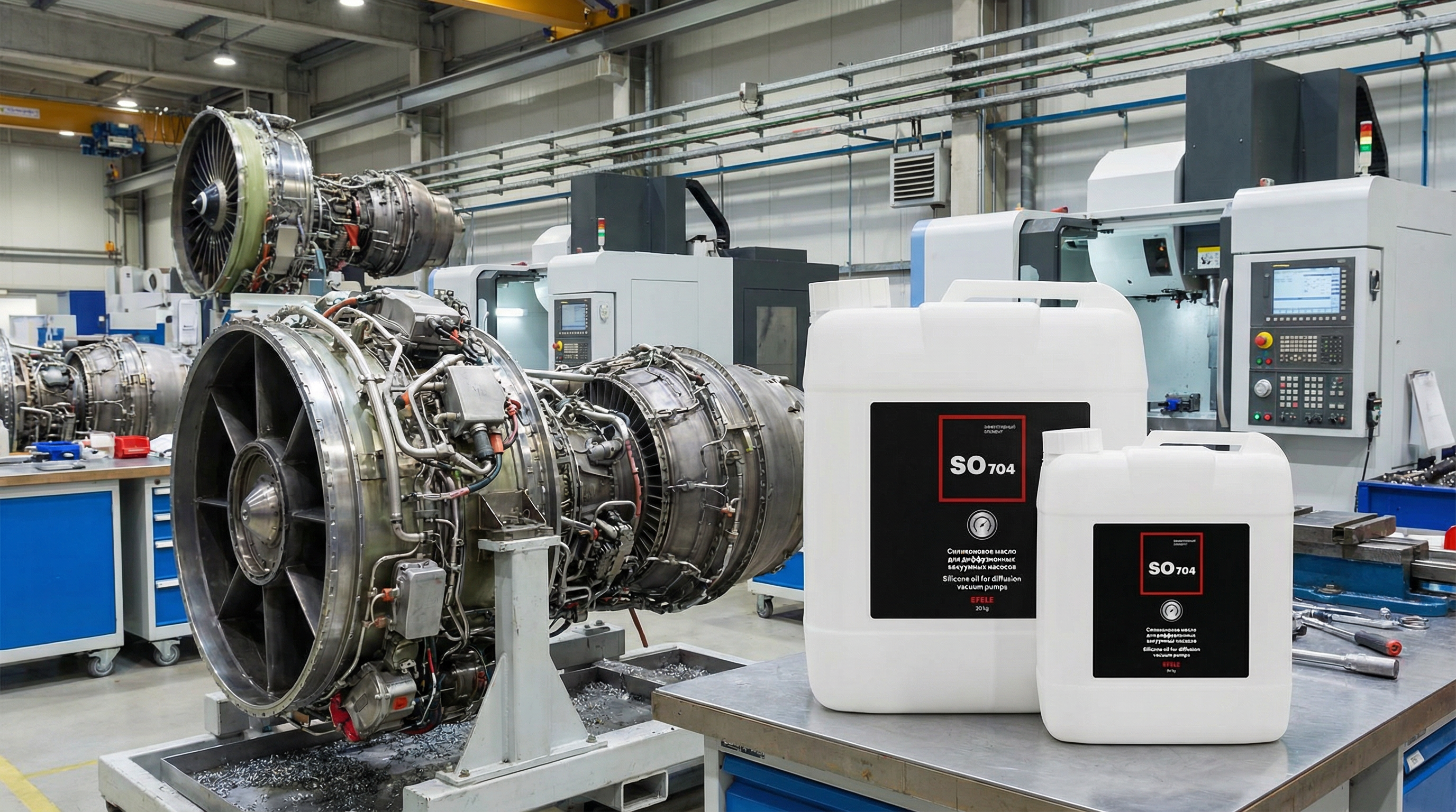 Силиконовое вакуумное масло EFELE SO-704 – отличный выбор для создания высокого вакуума в условиях промышленных предприятий