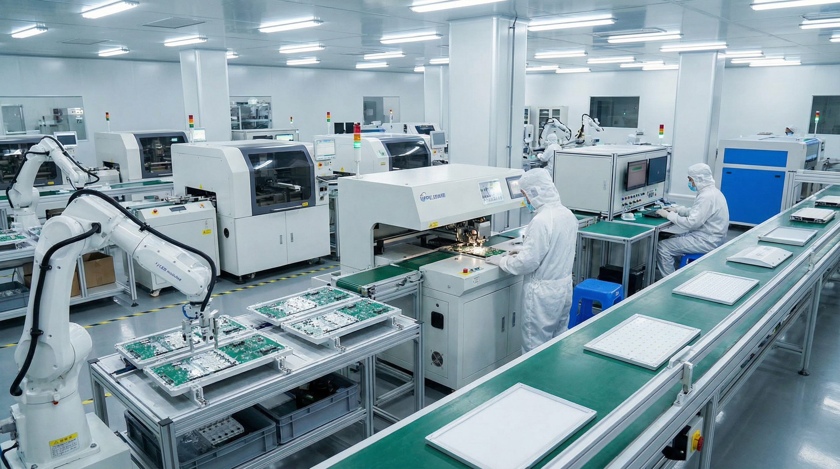 С клеем-герметиком Merbenit XS55 светодиодное оборудование работает надежно