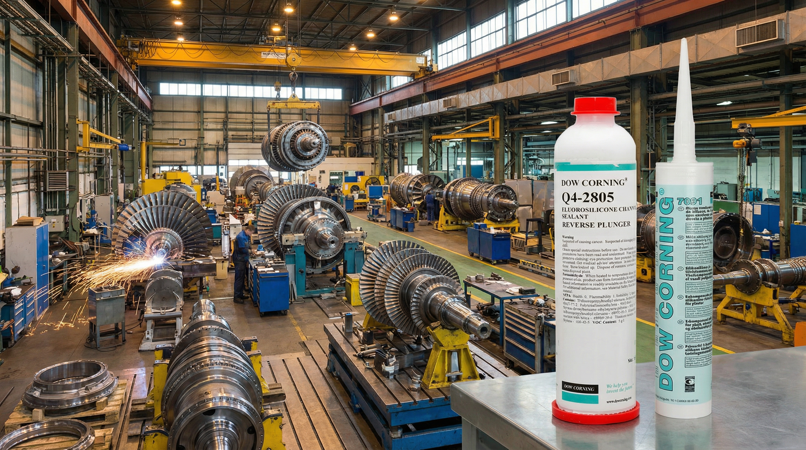 Внедрение материалов от Dow Corning для ремонта и сервисного обслуживания энергетического оборудования